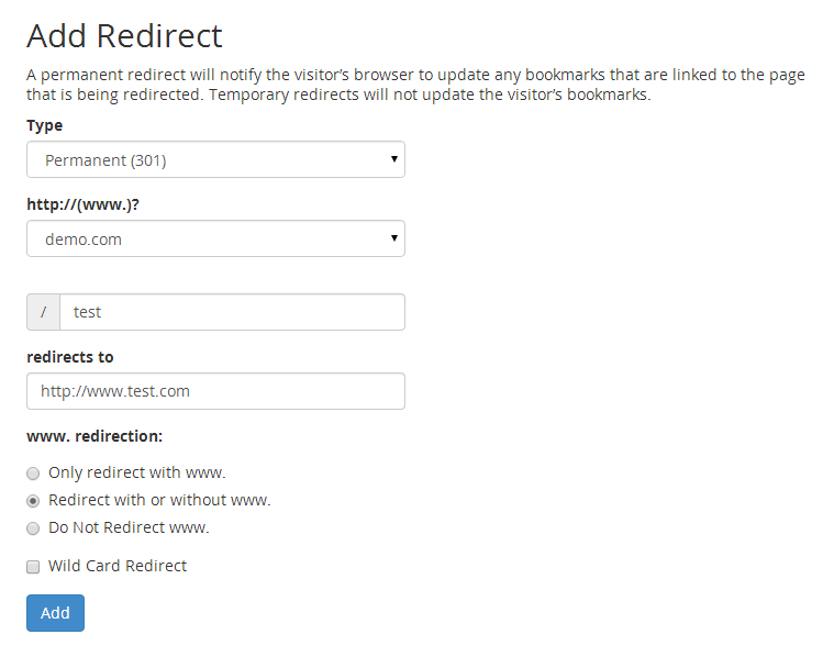 Click on “Add” button.
