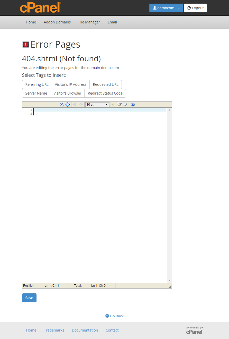 Once you completed, click on “Save”.
