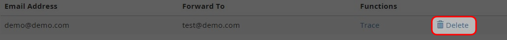 You could create additional forwarders, or delete the existing ones.
