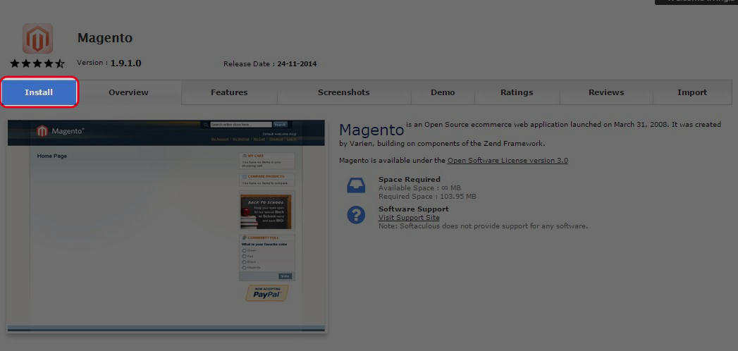 Click “Install“.
