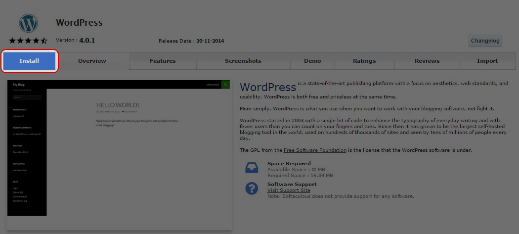 Click “Install”.
