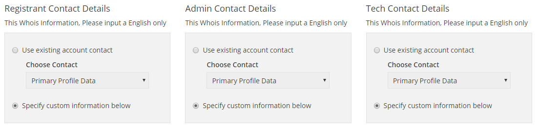 You need to keep your contact information up-to-date to ensure that you receive WHOIS Data Reminder Policy (WDRP) notifications, renewals, and other important notifications from registrars.

