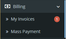 Click on “Billing” tab, and then click “My Invoices”.
Click on “Billing” tab, and then click “My Invoices”.