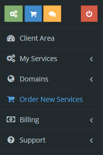 Click “Order New Services”.
