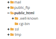 Double click the folder you want to upload a file in.

