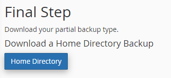 Click “Home Directory” to download the copy to your computer.
