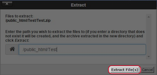 Click “Extract File”.
Click “Extract File”.