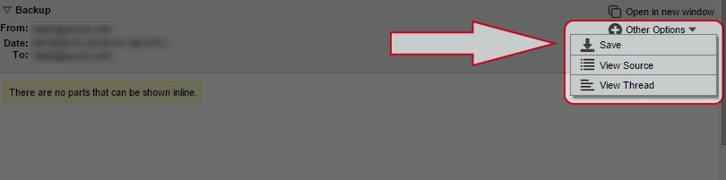 Click “Other Options” then choose “Save”.
