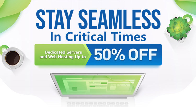 Dedicated server and Web Hosting 50% off
