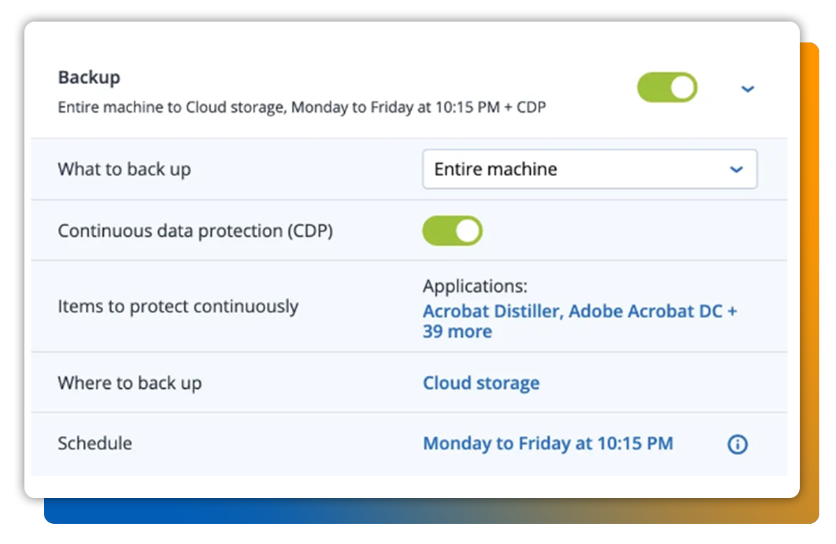 Acronis Backup Service